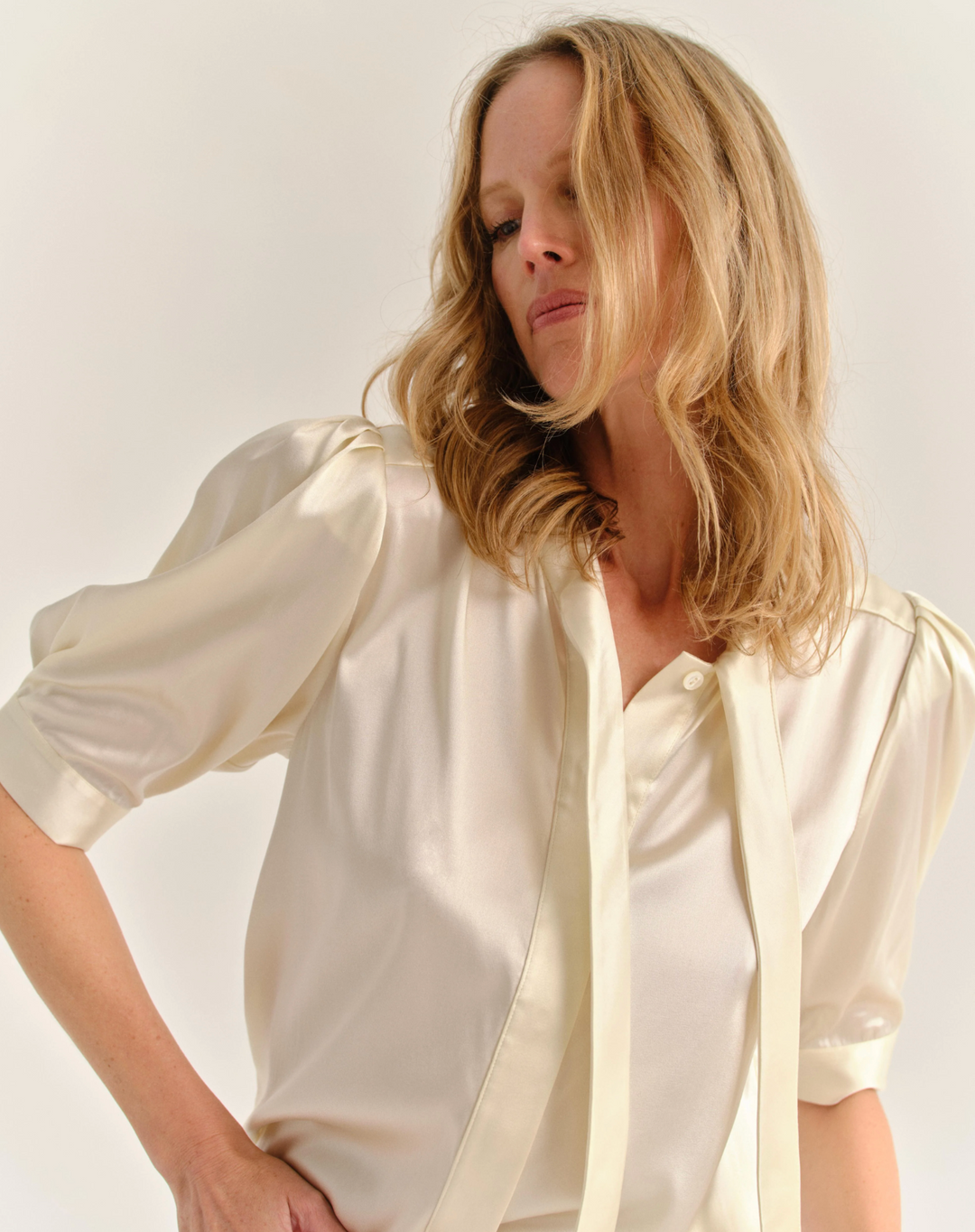 Peggy Blouse - Ivory