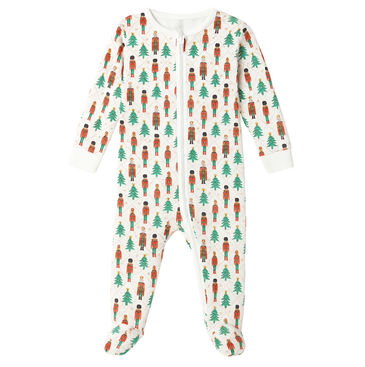 Casey Infant Pajamas Suit -  Holly Nutcracker