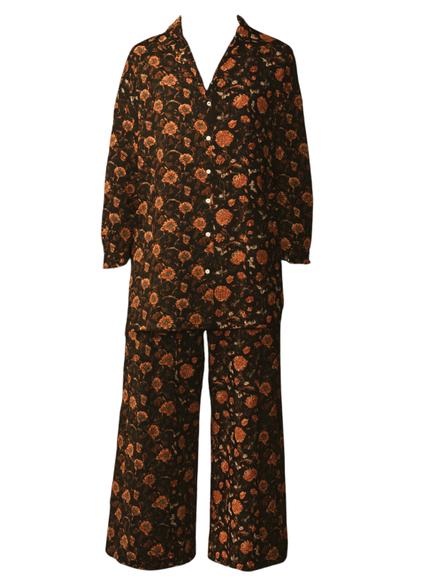 Chrysanthemum Printed Set - Ink