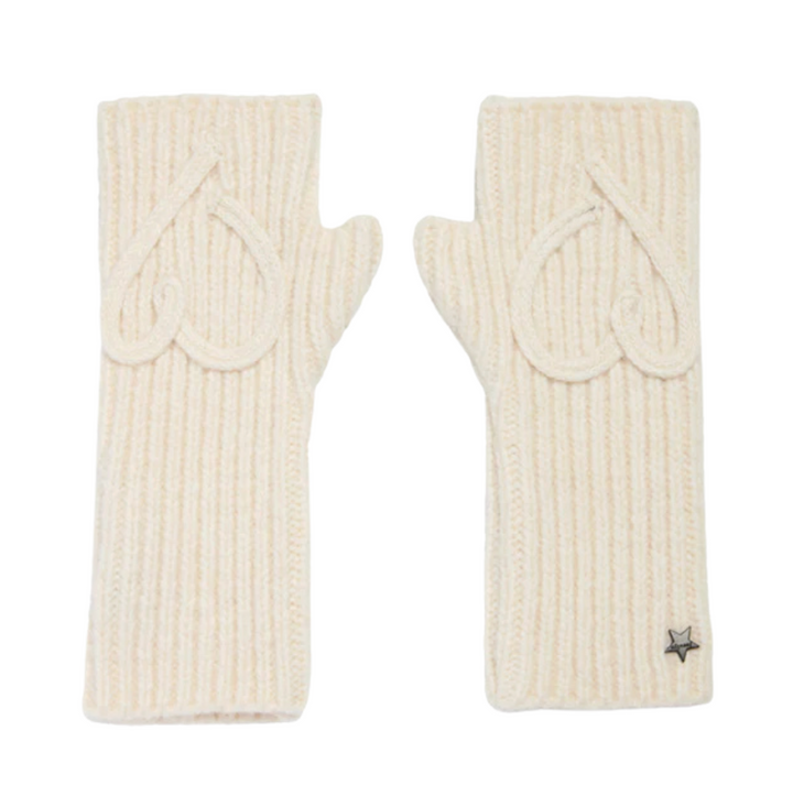 The Ivory Embroidered Love Gloves