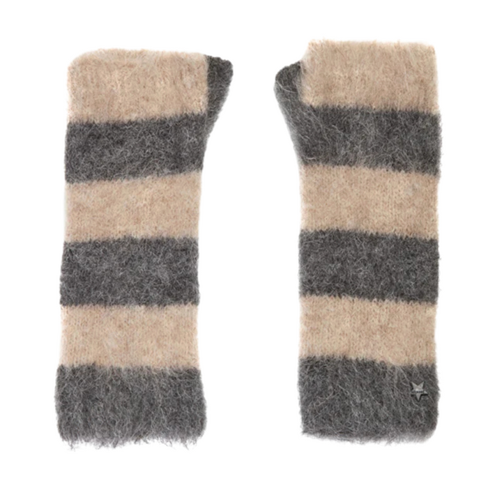 Alpaca Colorblock Knit Gloves