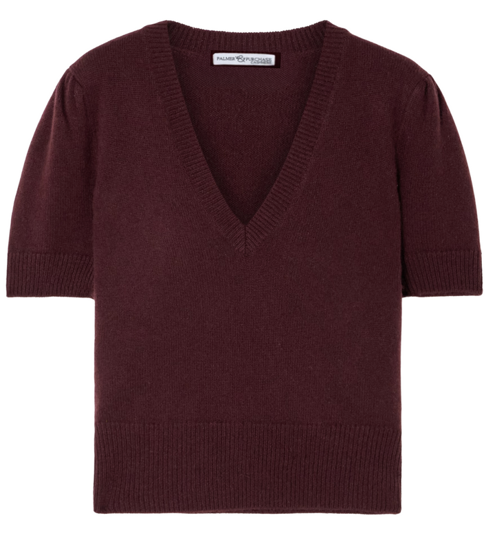 Sandra V Neck- Hawthorn