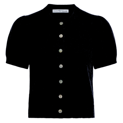 Mara Cashmere Cardigan- Black