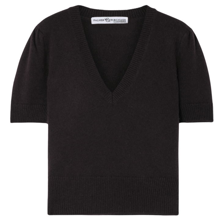 Sandra V Neck- Black