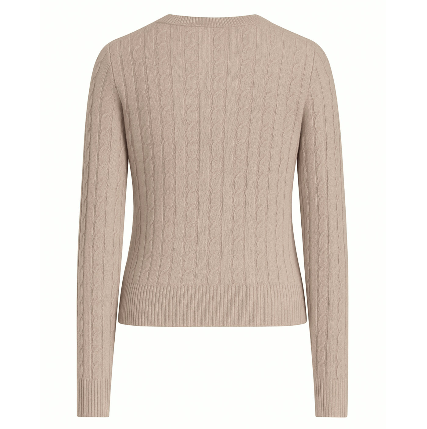 Stewart Cashmere Cable- Toast