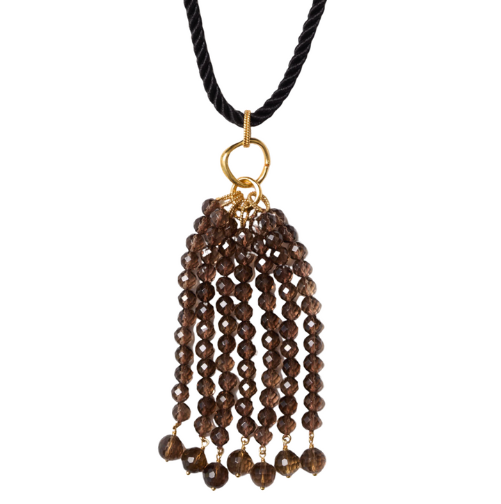Pampille Necklace - Smoky Quartz