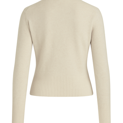 Chrissy V Neck Cardigan- Wheat