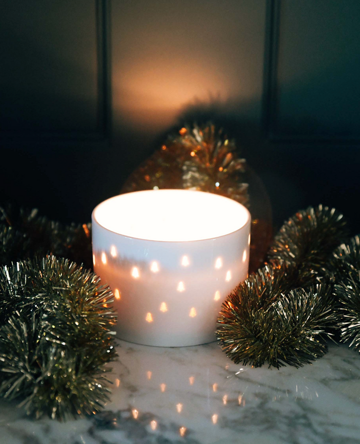 Twinkle Ceramic Candle - Sea Pines