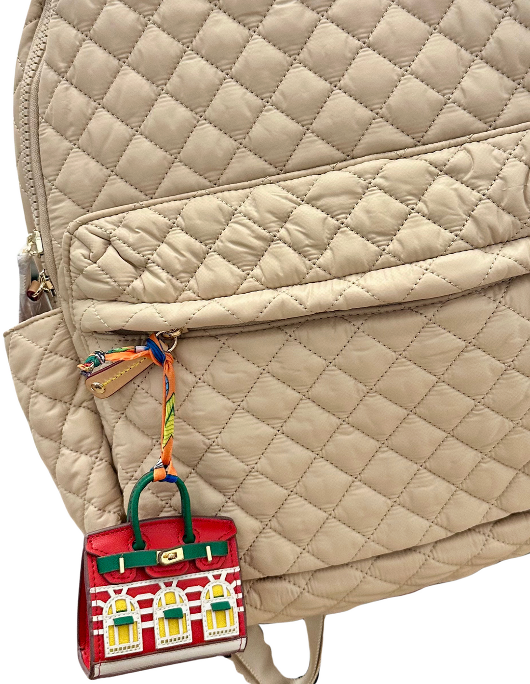 Holiday Bag Charm - Red