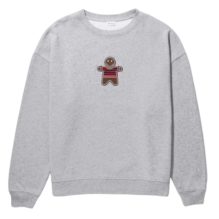 The Oversized Gingerbread Sweatshirt - Heather Grey