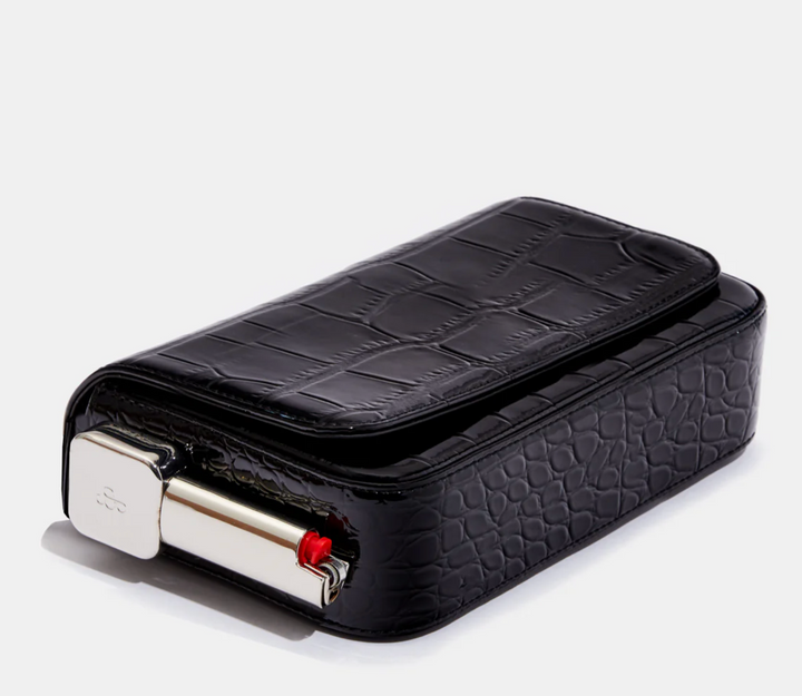 Burn Clutch - Patent Black Croc