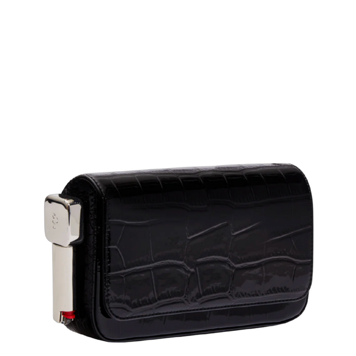Burn Clutch - Patent Black Croc