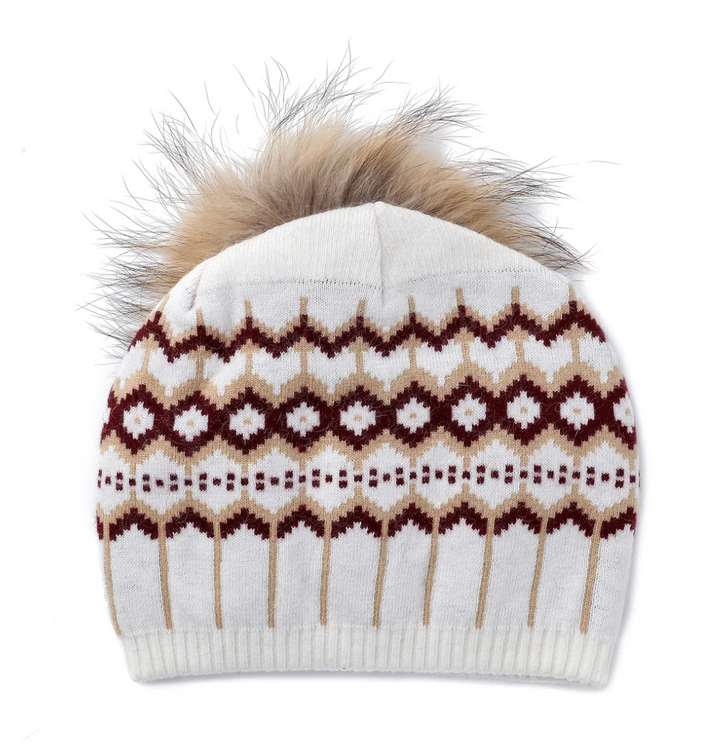 Faire Isle Beanie - Cream