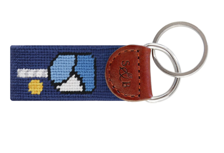 Pickleball Key Fob - Classic Navy
