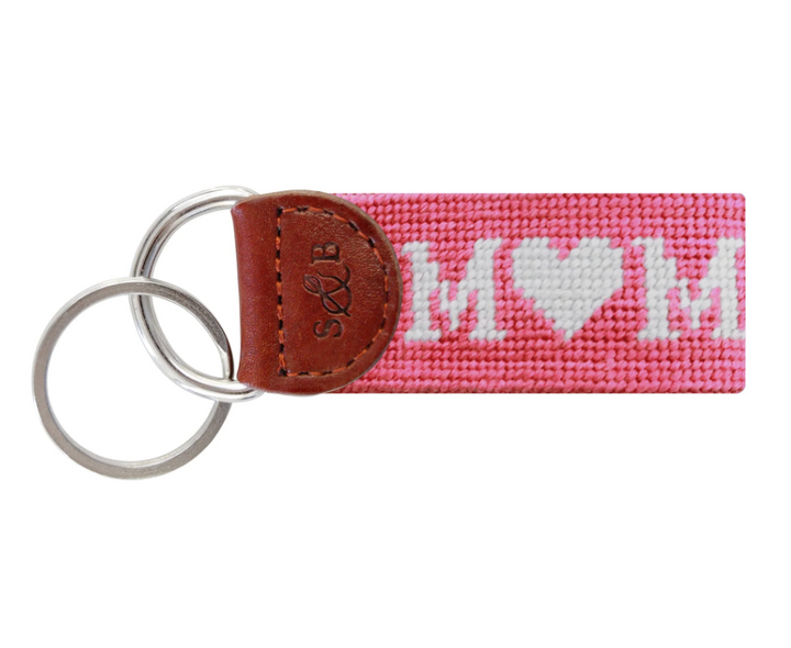 Mom Key Fob - Dark Pink