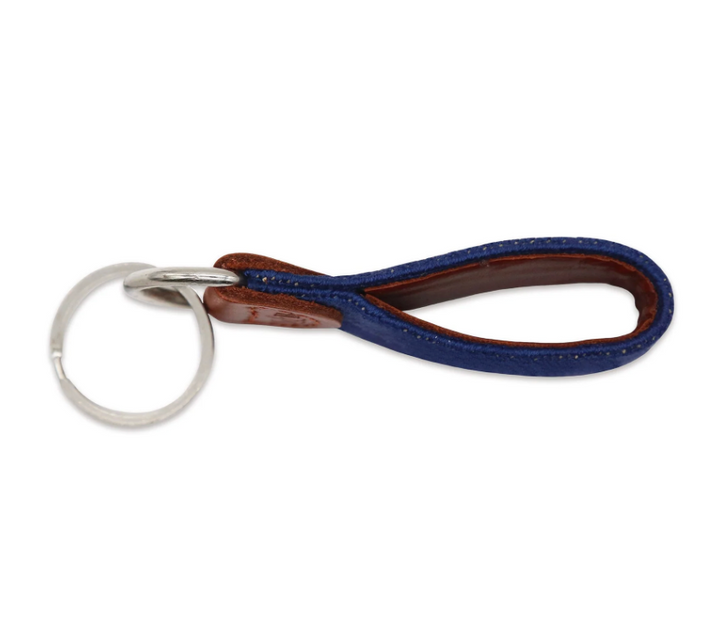 Double Black Diamond Key Fob - Light Blue