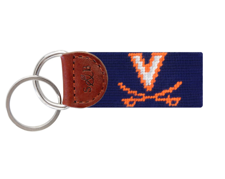 UVA Key Fob - Dark Navy