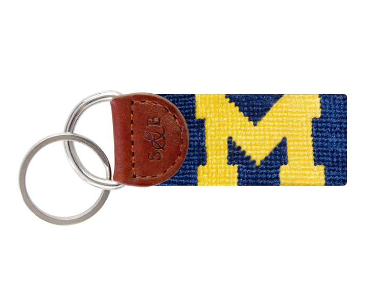 Michigan Key Fob - Classic Navy