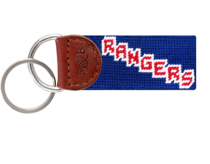 New York Rangers Text Key Fob