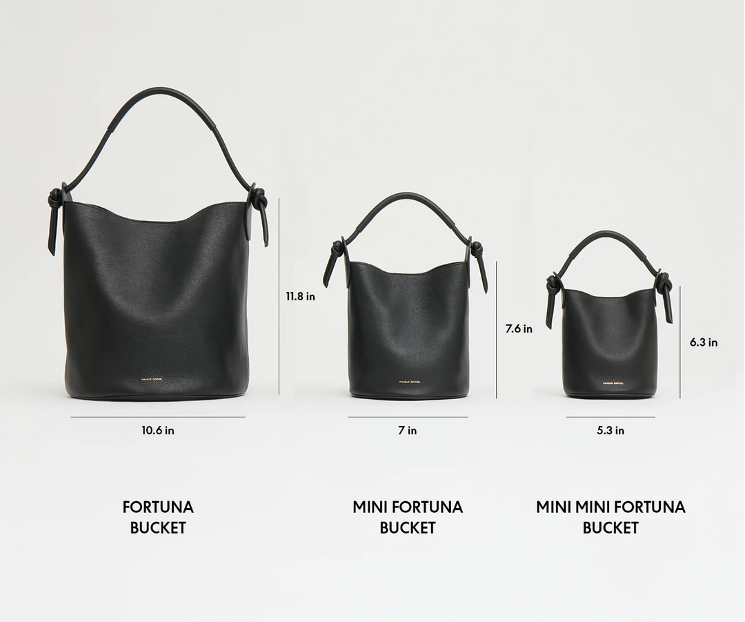 Mini Mini Fortuna Bucket- Black