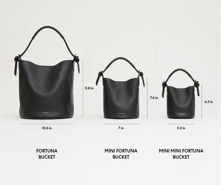 Mini Mini Fortuna Bucket- Black