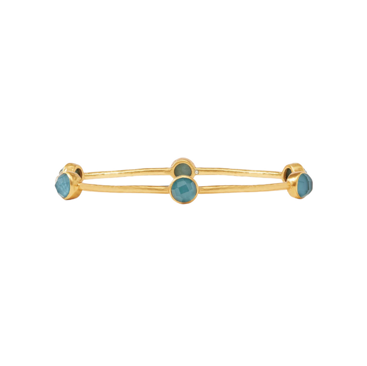 Milano Luxe Bangle - Iridescent Montana Blue - S
