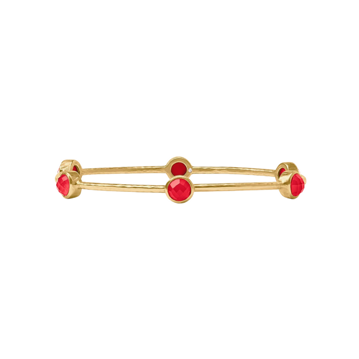 Milano Luxe Bangle - Iridescent Strawberry - S