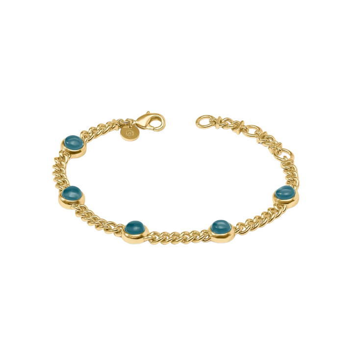 Dolce Delicate Bracelet - Iridescent Montana Blue
