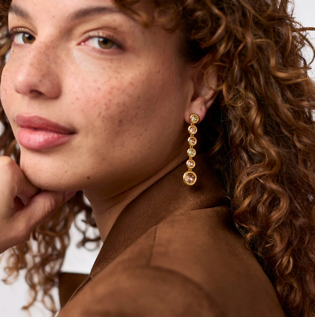 Rainbow Tier Earring - Blue Twilight