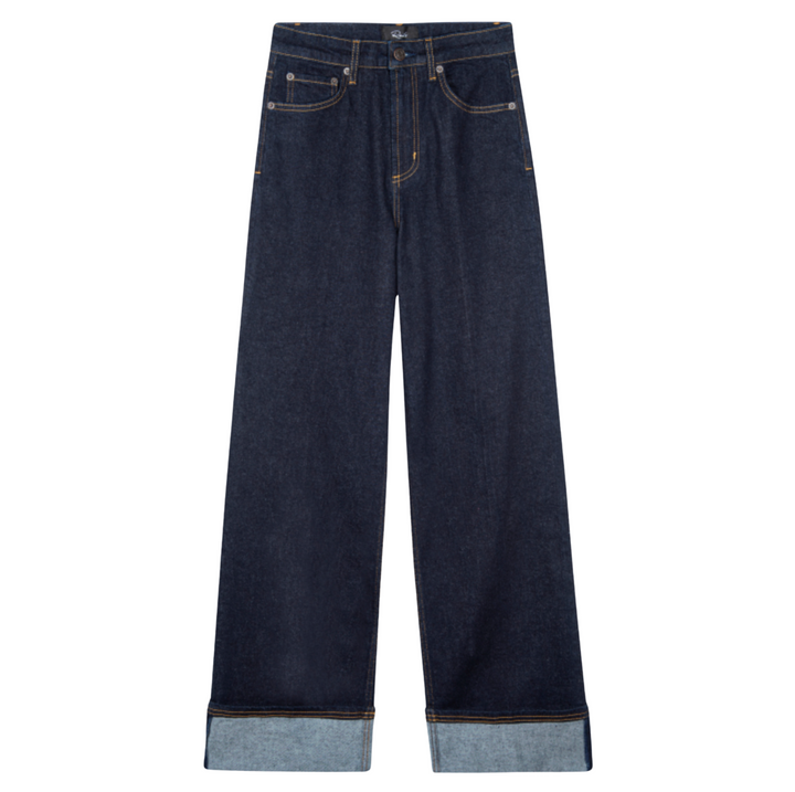 Getty Wide Leg - Midnight Blues Cuffed