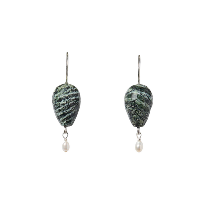Jelly Bean Earrings - Jasper