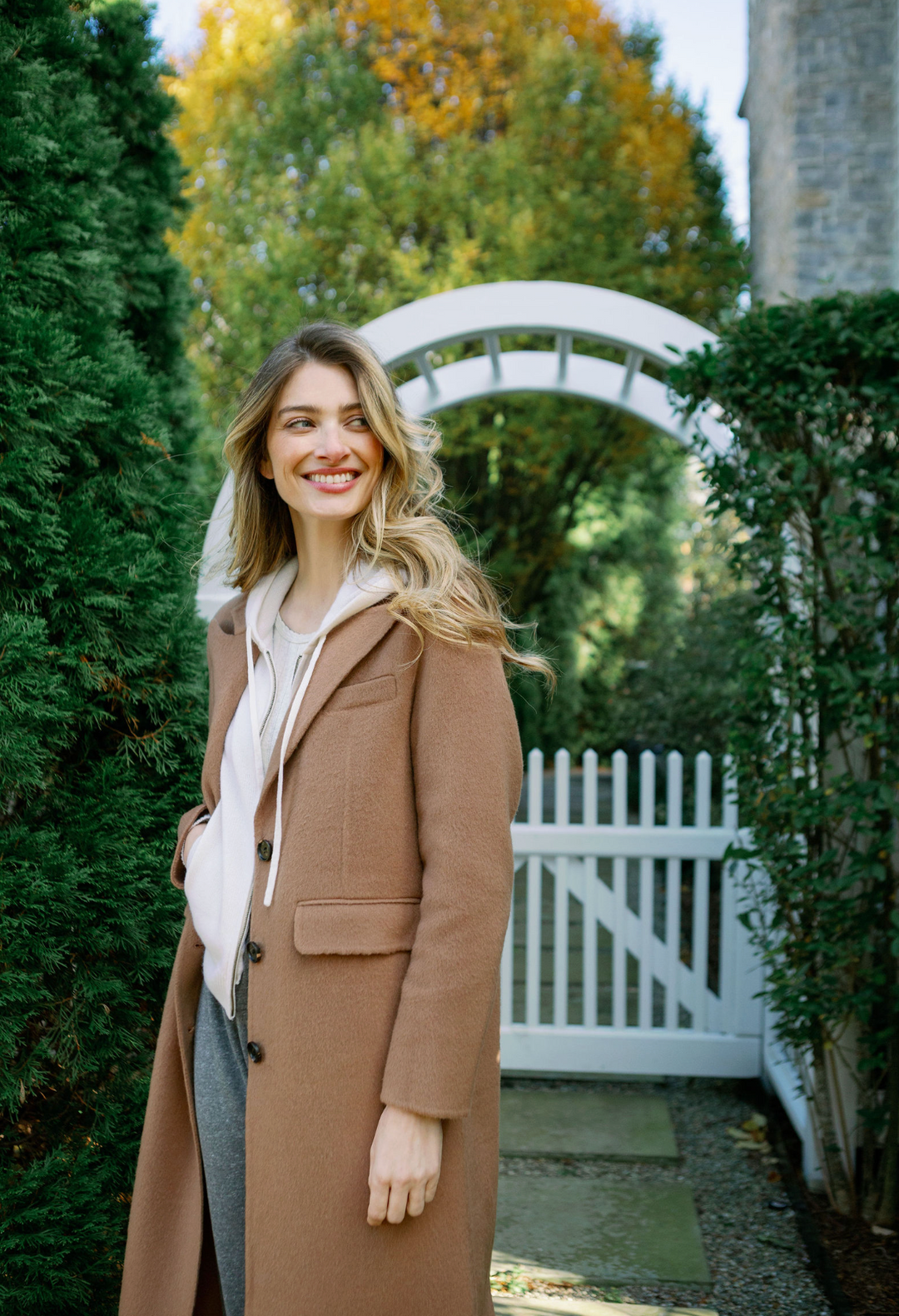 Megan Hoodie - Chalk