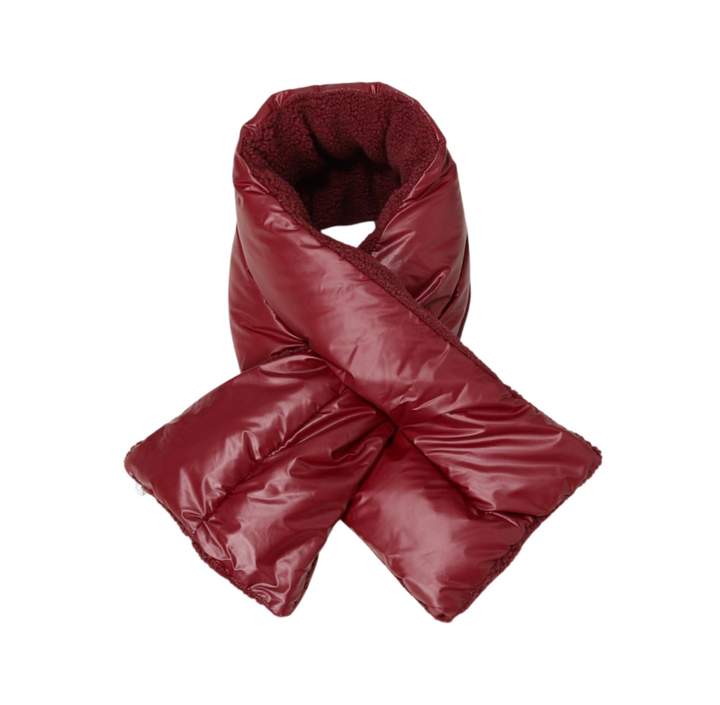 Reversible Pull Through Scarf - Burgundy