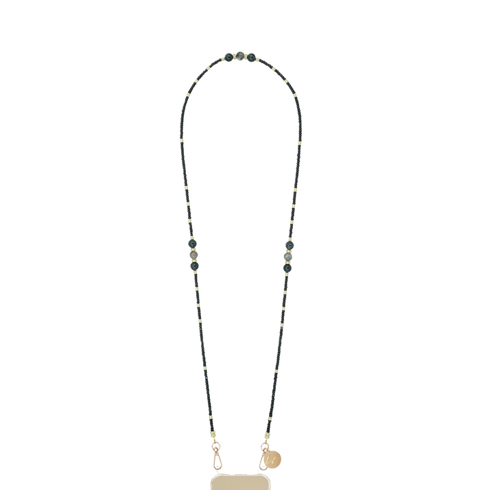 Iris Long Chain - Black
