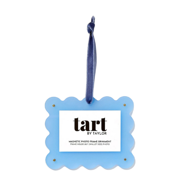 Frame Ornament - Denim Blue