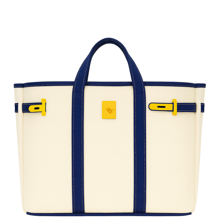 Canvas Tote Bag - Navy Trim
