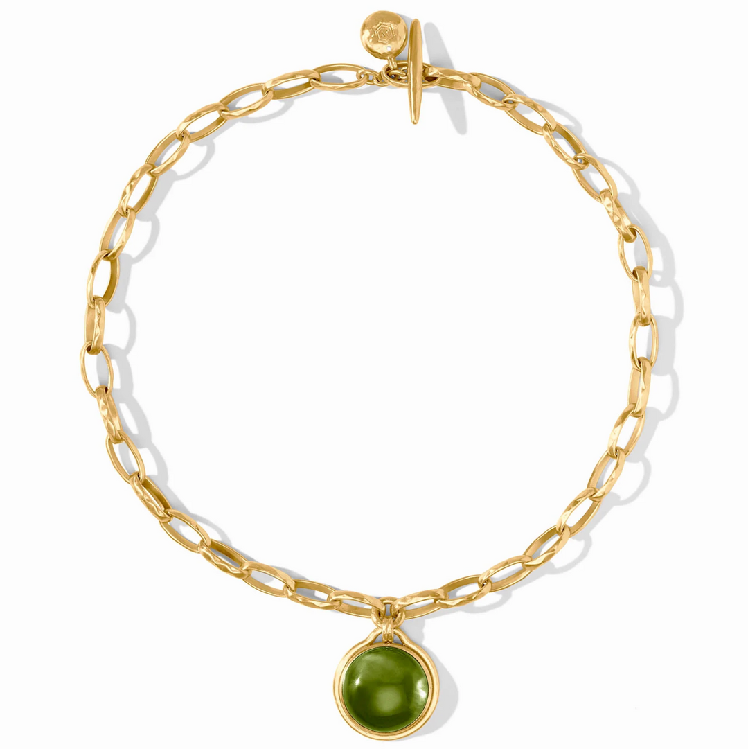 Solara Statement Necklace - Iridescent Clear Crystal