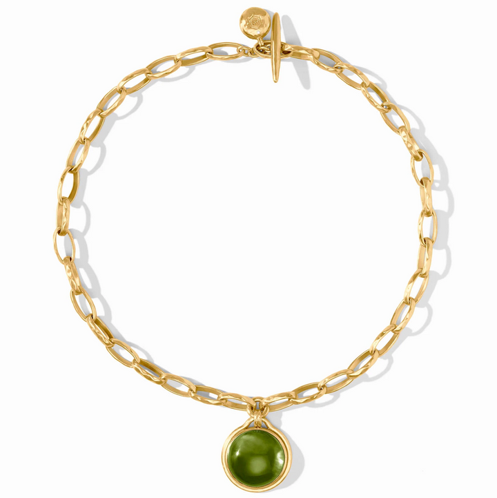 Solara Statement Necklace - Iridescent Clear Crystal