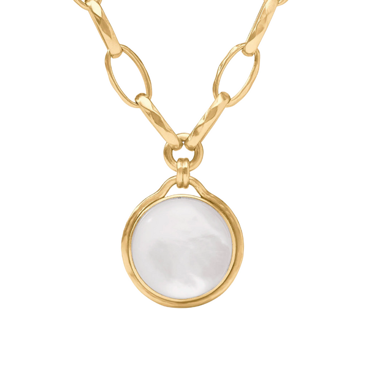 Solara Statement Necklace - Iridescent Clear Crystal