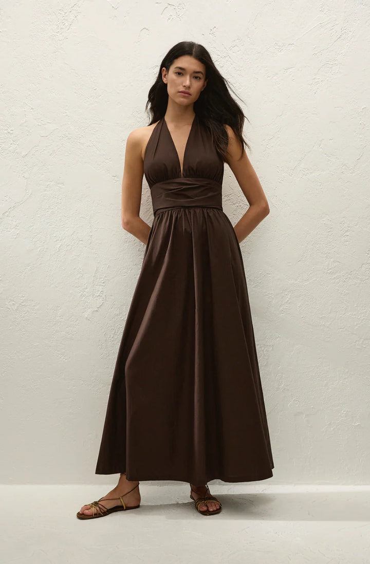 Lido Maxi Dress - Espresso
