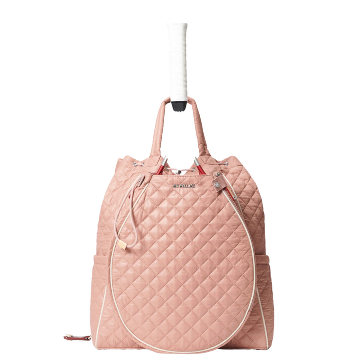 Doubles Tennis Convertible Backpack - Dusty Rose/Ecru