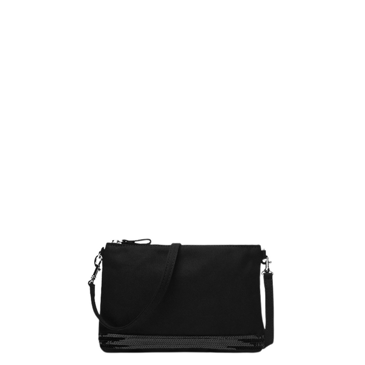 Canvas Zipped Pouch - Black