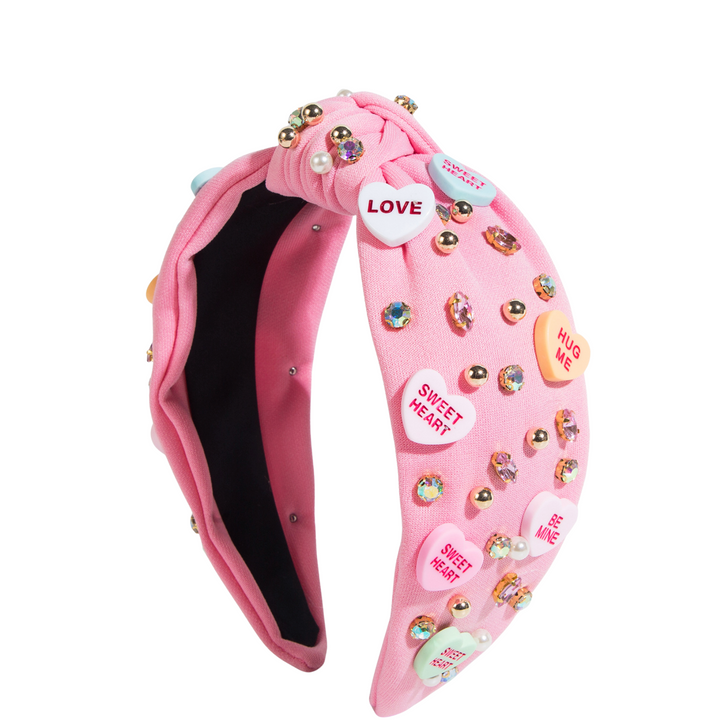 Heart Headband - Light Pink