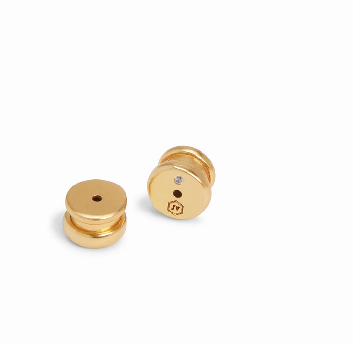 Honeybee Hoop & Charm Earring - Iridescent Melon