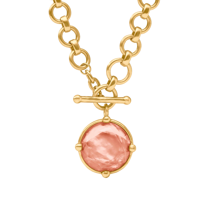 Honeybee Demi Necklace - Iridescent Melon