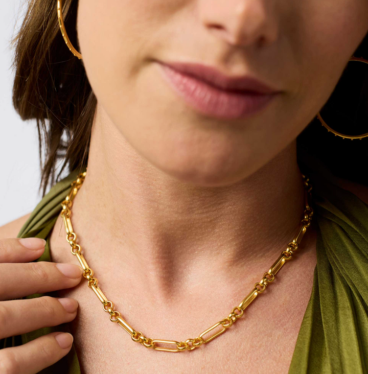 Colette Link Necklace - Gold