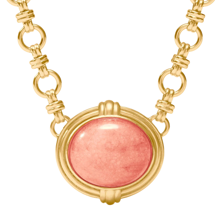 Portofino Demi Necklace - Melon Jade