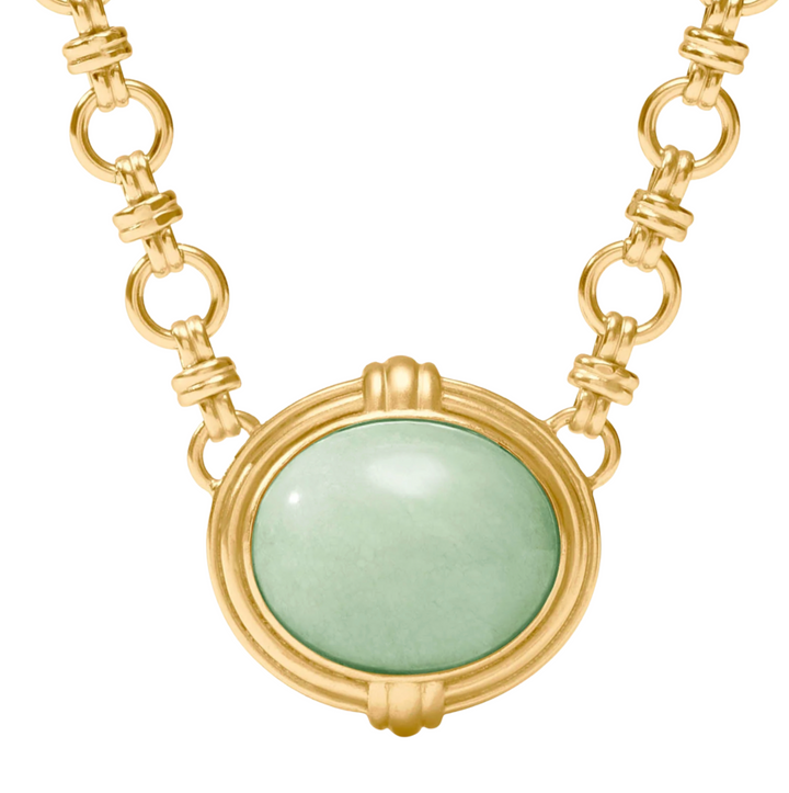Portofino Demi Necklace - Aqua Jade