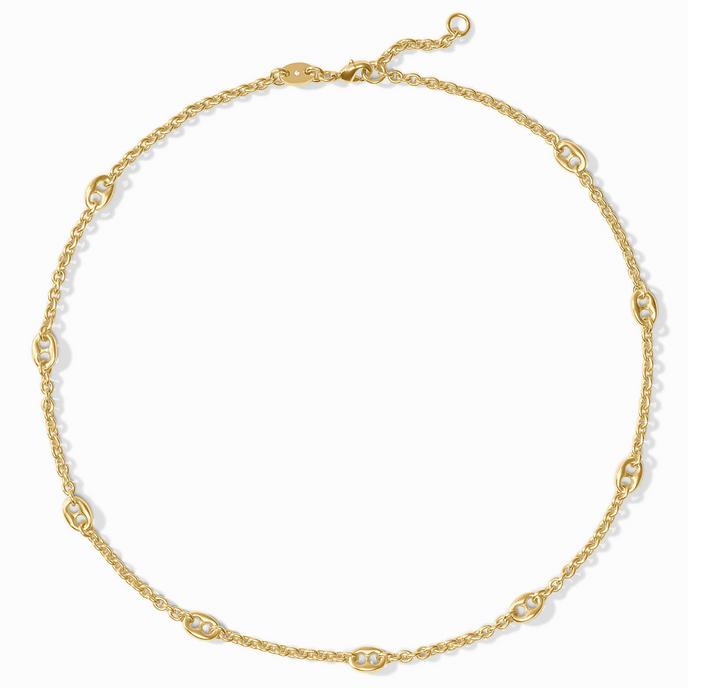 Laguna Delicate Station Necklace - Gold