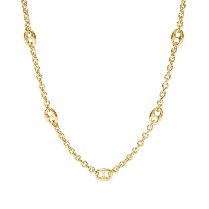 Laguna Delicate Station Necklace - Gold